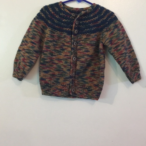 Scotland’s Finest Children’s Hand-Knitted Sweater NEW 12-24 Month Button-Up Cute - Picture 3 of 6